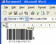 Morovia Code 11 Barcode Fontware screenshot